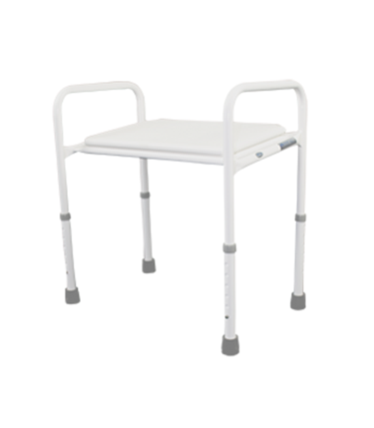 Picture of Shower Stool, w/Pop-In Seat -  Wide