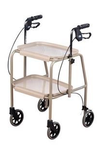 Picture of Kitchen Trolley W/Brakes - Adjustable Handle Height