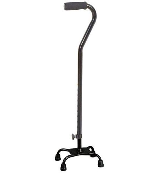 Picture of Walking Stick, Quad - Small Base - Adjustable
