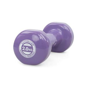 Picture of Dumbbell, 2kg, Vinyl Coated, Mauve