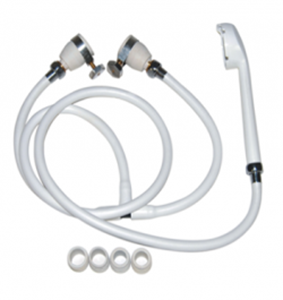 Picture of Push on Double Shower Set with Clamps